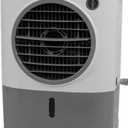 Portable Swamp Coolers - 1300 CFM MC18M Evaporative Air Cooler with 2-Speed Fan, 53.4 dB - 500 sq. ft. Coverage Evaporative Air Cooler Portable High Velocity Outdoor Cooling Fan by Hessaire - White