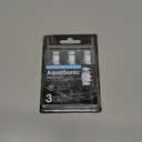 AquaSonic Genuine Proflex Replacement Brush Heads | ADA Accepted | for Whiter Teeth & Gum Care | Compatible with Many AquaSonic Toothbrush Handles (3 Pack Black)