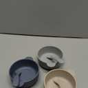 Silicone Baby Feeding Set, 3 Pack Baby Bowls with Suction and 3 Pack Baby Spoons for Babies Toddlers Kids, BPA Free, Baby Utensils Feeding Supplies, Microwave and Dishwasher Safe (Gray)