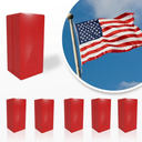 10 Pack Flag Weights for Winds,Magnetic Flag Weights for Bottom Plastic Covered Waterproof Magnet Weights Stopping Outdoor Flag Drapery Tangles,Suitable for Outdoor American Flags and Garden Flags