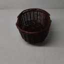 Dicunoy Wicker Picnic Basket with Handle, Large Empty Gift Basket to fill, Open Top Market Harvest Baskets for Garden, Fruit, Candy, Egg Gathering, Wedding, Vegetables