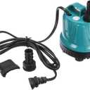 JOEBO Electric Submersible Pump 220V 300/600/800/1000L/H Mini Micro Submersible Pump for Fountain Hydroponic System Low Noise Motor Pump 1 Piece Sump Pump (Size : A800 18W)