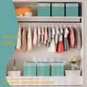 homyfort Cube Storage Organizer Bins, 12x12 Inch Fabric Bins for Cube Storage, Foldable Cloth Baskets Box with Handles for Organizing Clothes, Toys in Pantry, Closet Shelf, Nursery, Kids Room (Green)