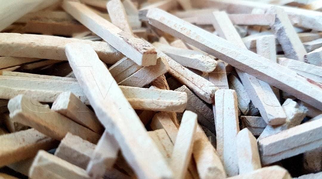 Red Slate Pencils/Red Slate Bars Pencils/Natural Limestone Slate Chalk Pencils/Earthy Goodies Edible Thin Slate Chalk Pencils (Pack Of 30) (200 grms)