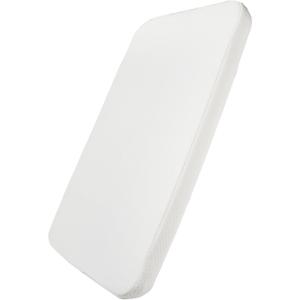 Mecc ecoh Baby Bassinet Mattress, 100% Breathable Cover, Water-Resistant Lining, Rectangle 33"x20"x2" Fit for Baby Delight/KoolerThings/ANGELBLISS/YADAQE/Jimglo/BCOL/BabyBond/MMBABY/Mika Micky (White)