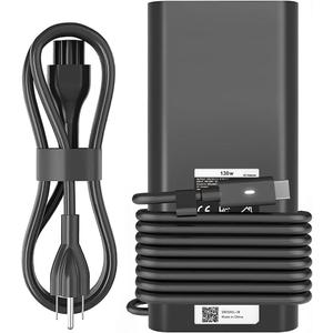 130W USB C Laptop Charger Compatible with Dell XPS 15 17 9575 9500 9510 9520 9530 9700 9710 9720 9730 Precision 5530 5550 5560 5570 5750 5760 5770 Latitude 5401 5411 5501 5511 5520 Power Supply Cord