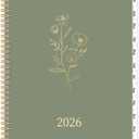Planner 2026-2026 Planner Weekly and Monthly with Tabs, 9’’ × 11’’, Jan 2026 - Dec 2026, Hardcover, 12 Monthly Tabs, Premium Paper, Twin-wire Binding, Inner Pocket