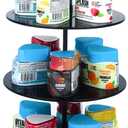 Pod Holder for Ninja Thirsti, 15-Flavor Storage Organizer for Thirsty Drink System, Water Flavoring (Black)