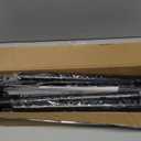 Tension Curtain Rod 31 to112 In Extra Long Curtain Rod Adjustable Pole Heavy Duty Spring Matte Black Shower Curtain Rod for Bathroom Windows Room Divider Never Rust Anti-Slip