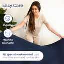 King Size 4 Piece Sheet Set - Comfy Breathable & Cooling Sheets - Hotel Luxury Bed Sheets for Women & Men - Deep Pockets, Easy-Fit, Extra Soft & Wrinkle Free Sheets - Navy Blue Oeko-Tex Bed Sheet Set