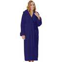 Cotton Terry Robes for Women and Men, Terry Shawl Collar Bathrobe, Full Length, ONE SIZE - UNISEX Men & Women Spa Robe