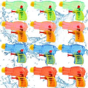 CCINEE 12 Pack Mini Water Guns Squirt Gun Toy, Water Squirter Swimming Pool Party Favors Small Water Shooter Plastic Blasters for Kids Teens Adults Summer Outdoor Games Birthday Party, 4 Colors