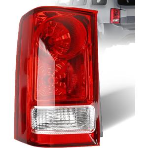 Tail Light Assembly for Honda Pilot 2009-2015, Rear Taillight with Bulb and Wiring Harness, Tail Lamp Replaces HO2800174 33550-SZA-A01 33550SZAA01, Driver Left Side LH