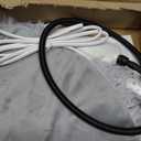 GOLOPET Cat Heating Pad Round-16 in with Smart Thermostat Switch and Power Line Protection Tube, Obtained MET and UL Dual Certification, Waterproof Pet Heating Pad for Cats, with Long Velvet Cloth Cover