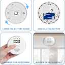 Carbon Monoxide Detector Battery Powerd - Awatin Carbon Monoxide Alarm Battery Operated with Digital Display for Home Apartment Hotel Office