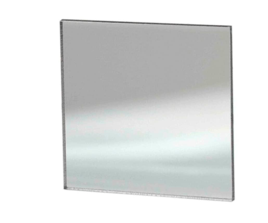 Set of 2 1/12'' Silver Mirror Extruded Acrylic Sheet,Mirror Perspex,Mirrored Acrylic Lucite Plexiglass Sheet (Actual Size 11.875" x 11.875")
