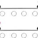 YYST 29" (74CM) Magnetic Anchor Chart Holder Adjustable Magnetic Date Cards Holder Calendar Holder for Kids Crafts, Classroom Calendar, Classroom Decor W O Rings