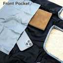 Foldable Reusable Grocery Tote Bag 2 Pack, Heavy-Duty Polyester, Machine Washable, 15.7 x 15.7 x 6.3 inch, Holds 40 lbs, Black, Gifts for Christmas