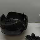 Hooded Hair Dryer, 1500W Standing Hair Dryer with Time Settings, Touch Controls, 3 Temperature Modes, Height Adjustable Ionic Hooded Dryer on Wheels, Sit Under Hair Dryer Bonnet for Home or Salon Use (Dark Black)