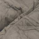 U-NICE HOME Reversible Sofa Cover Couch Cover for Dogs with Elastic Straps Water Resistant Furniture Protector for Pets Couch Cover for 3 Cushion Couch (Sofa, Chocolate/Chocolate)