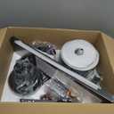 ZMISHIBO 52 Inch Ceiling Fan No Light with Remote, Black Ceiling Fan without Lights, Quiet Reversible DC Motor, 6-Speeds, Modern Ceiling Fans for Living Room, Bedroom, Patio, Indoor/Outdoor Use