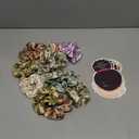 Set Of 12 Silk Satin Scrunchies For Women & Girls - Stylish Luxury Ponytail Rubber Band Ties for Hair 