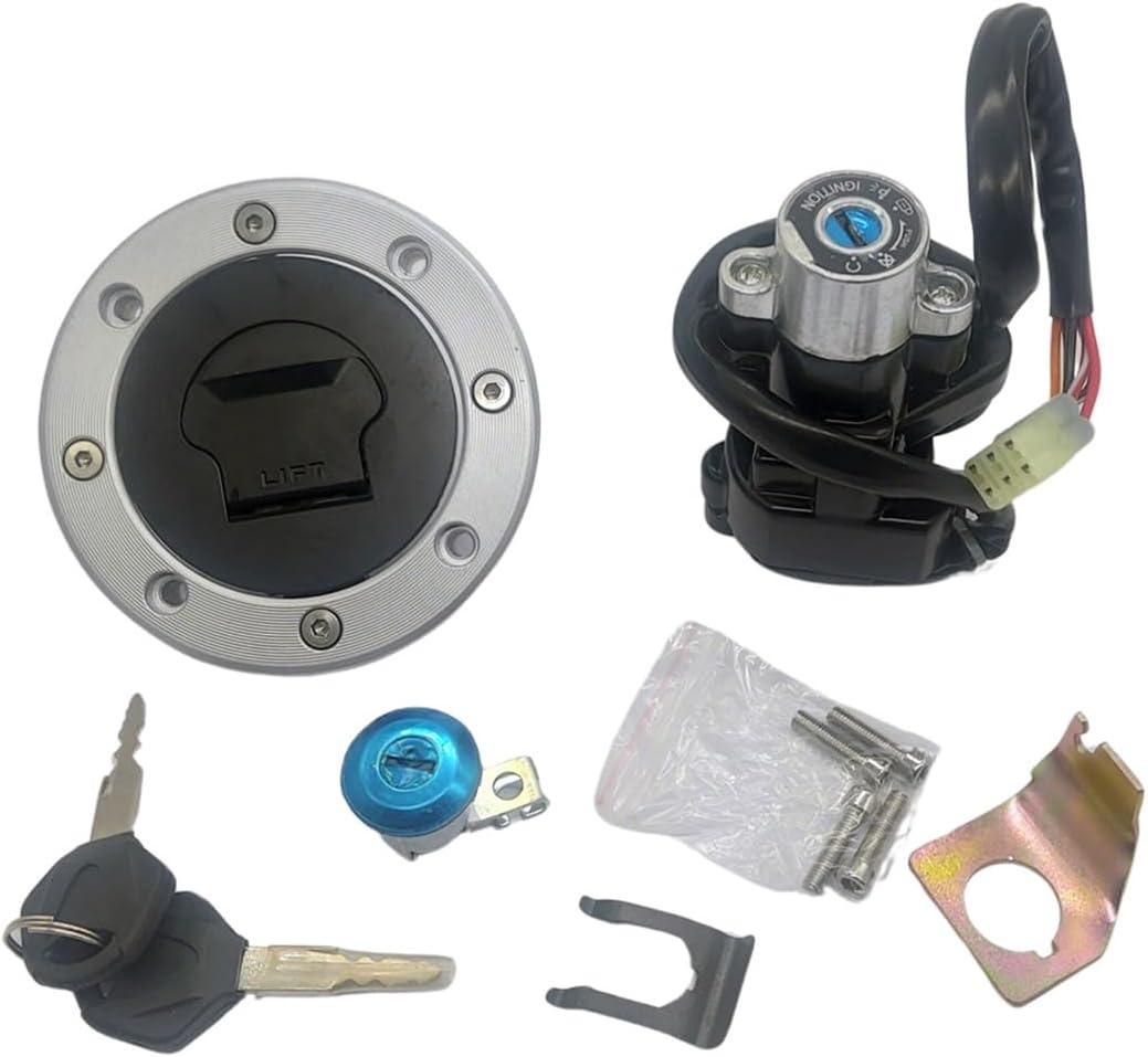 Ignition Switch Fuel Gas Tank Cap Cover Seat Lock Key Compatible For Suzuki GSXR600 GSXR750 GSX1400 GSXR1000