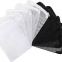 DEPEPE 10pcs 7.8 x 5.9 Inch Aquarium Filter Media Bags with Zipper for Activated Carbon, Biospheres, Ceramic Rings
