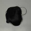 QUEENTAS 12 Inch Headband Wigs for Black Women Black Natural Straight Synthetic Heat Resistant Hair for Daily Use Dating Wear and Go Glueless Bob Wig Shoulder Length (#1B)