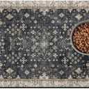 Pet Food Mats for Floor, Absorbent Dog Mat for Food and Water Dispenser Mat, Dog Food Mat Quick Dry Cat Food Mat Pet Supplies