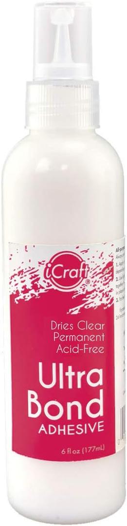 iCraft Ultra Bond Dries Clear Adhesive 6 Oz Fine Tip