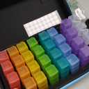 Monthly Pill Organizer 4 Times a Day, Pill Box Organizer with 32 Daily Compartments, 30 Day Pill Organizer 4X a Day Pill Holder with Hard Shell Travel Case with Weekly Pill Bag 4 Times a Day