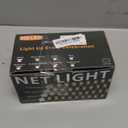 LitHome 14.8FT x 5FT Christmas Net Lights Outdoor Mesh Lights, 300 LED Warm White Net Light 8 Modes Connectable, Waterproof Giant Christmas Mesh Light Green Wire for Bushes Garden Yard Party Decor