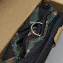 Tactical Lunch Box for Men, Large Insulated Lunch Bag for Adult, Heavy Duty Double Deck Expandable Lunch Cooler Bag with American Flag, Leakproof Soft Lunch Pail for Work Office Camping - Camo Green (16.5L)