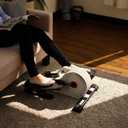 Sunny Health & Fitness Under Desk Pedal Elliptical Machine, Adjustable Resistance Leg Exerciser Office Home Workout While Sitting for Seniors