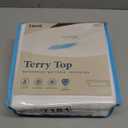 LUCID Premium Hypoallergenic 100% Waterproof Mattress Protector - Universal Fit, Cotton Terry Top,White Twin