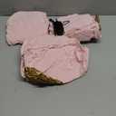 Jetec 3 Pcs 32 Inch Giant Velvet Christmas Inflatable Balls Ornament Flocked Xmas PVC Inflatable Flocked Ball Ornaments for Christmas Holiday Outdoor Blow up Yard Decor(Pink)