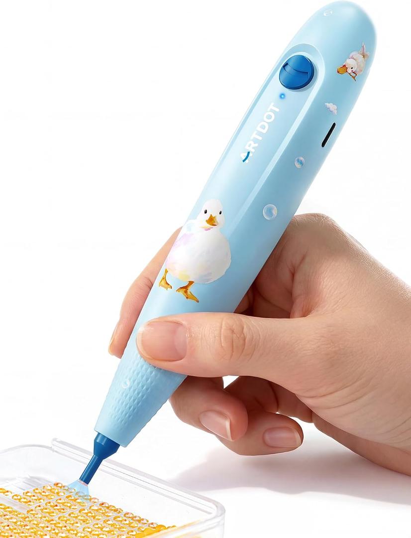 ARTDOT Wireless Vacuum Pen for Diamond Art Kit for Adults, Long-Lasting Electric Pen for Diamond Painting Accessories and Tools