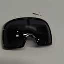 TYA Oversized Wrap Around Sunglasses for Women Men, Futuristic Rave Curved Lens Shades, Fashion Trendy Shield Sun Glasses