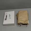 Tenare 12 Pcs Small Gift Bags Mini Metallic Paper Bag Bulk Tiny with Handle Tissue Paper for Gift Wrapping St. Patrick's Day Happy Easter Spring Birthday Party(4 x 2.75 x 4.5 Inch,Brown Gold)