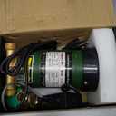 120W Water Pressure Booster Pump 115VAC,396 GPH,21.7 PSI Household Automatic Home Booster Pump with Water Flow Switch for Home Kitchen Bathroom Irrigation(H15GR-15)