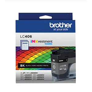 Brother LC406 Black Standard Yield Ink Cartridge (LC406BKS)