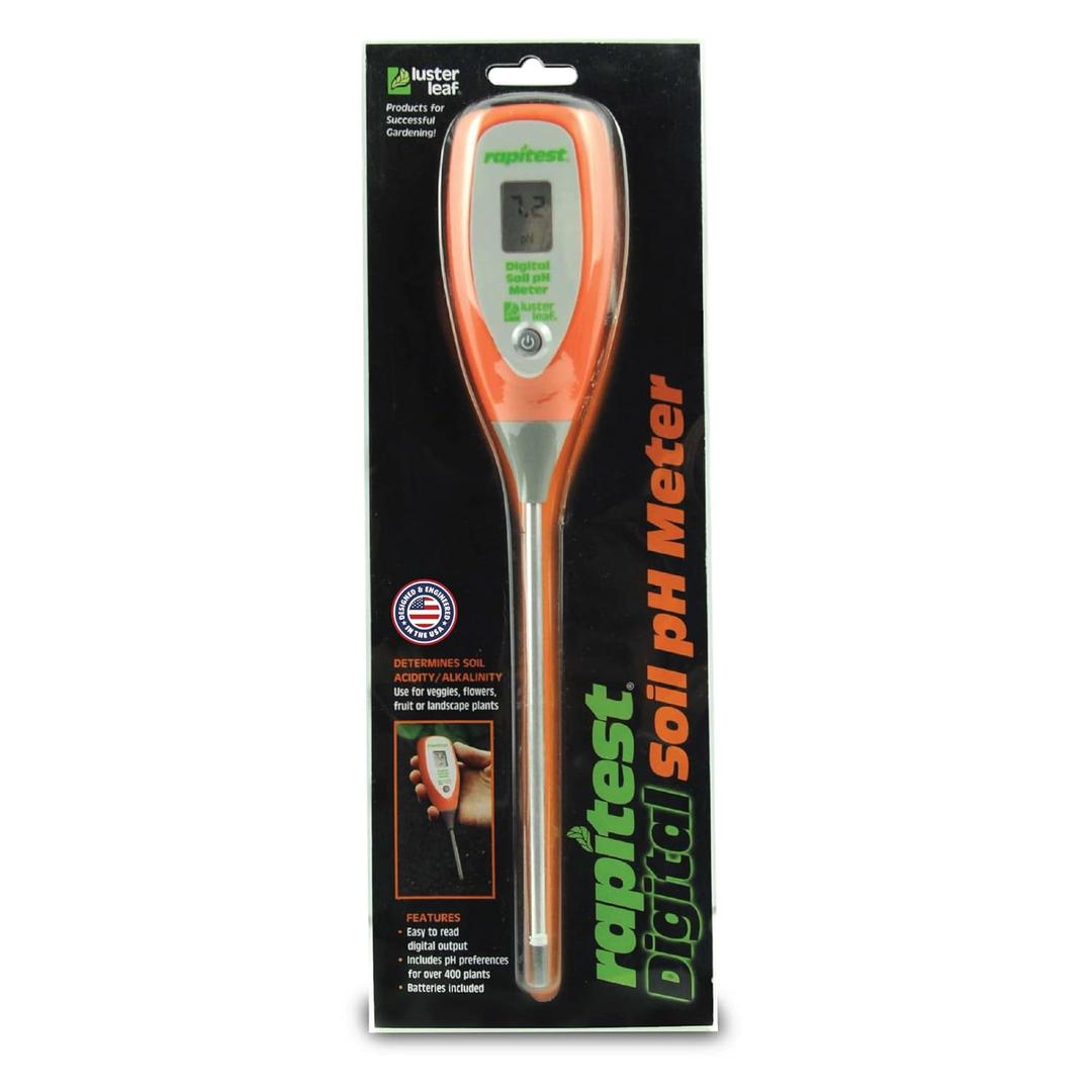 Luster Leaf Rapitest Digital Soil pH Meter. Designed and Engineered in the USA. (1 Count (Pack of 1))
