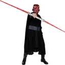 Star Wars Darth Maul Official Halloween Costume Accessory - Light-Up Retractable Plastic Double Saber