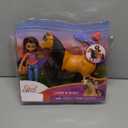 Spirit Lucky Doll (7 in) with 7 Movable Joints, Fashion Top, Treats, Brush & Spirit Horse (8 in) with Soft Mane & Tail, Great Gift for Ages 3 Years Old & Up