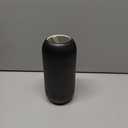 Ceramic Vase for Flowers  Modern Small Ribbed Textured Flower Vase for Home Decor, Pampas Grass, Decorative, Farmhouse, Coffee Table, Kitchen Centerpieces, Bookshelf and Home Living(Matte Black)