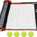Pickleball Replacement Net 22ft x 3ft for Indoor or Outdoor Fits for Most Free-Standing Pickle Ball Frame Come with 4 Outdoor Pickle Balls (Net Only)