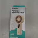 Aecooly Mighty Portable Fan, Powerful Handheld Fan, USB Rechargeable [10H Max Cooling Time], Mini Personal Battery Powered, Pocket for Travel, Summer, Gifts for Women, Girls -Beige