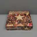 Christmas Tree Topper Star Warm White Light Christmas Tree Decor for Christmas Holiday Home Fit for General Size Xmas Tree, 8.7 Inch