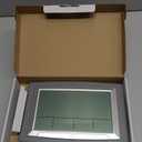 WallarGe Atomic Clock with Outdoor and Indoor Temperature - 12.5 Inch Self-Setting Digital Clock Large Display, Battery Operated Wall Clocks or Desk Clocks for Bedroom, Livingroom, Office